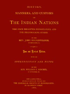 [Gutenberg 50350] • History, Manners, and Customs of the Indian Nations Who Once Inhabited Pennsylvania and the Neighbouring States.